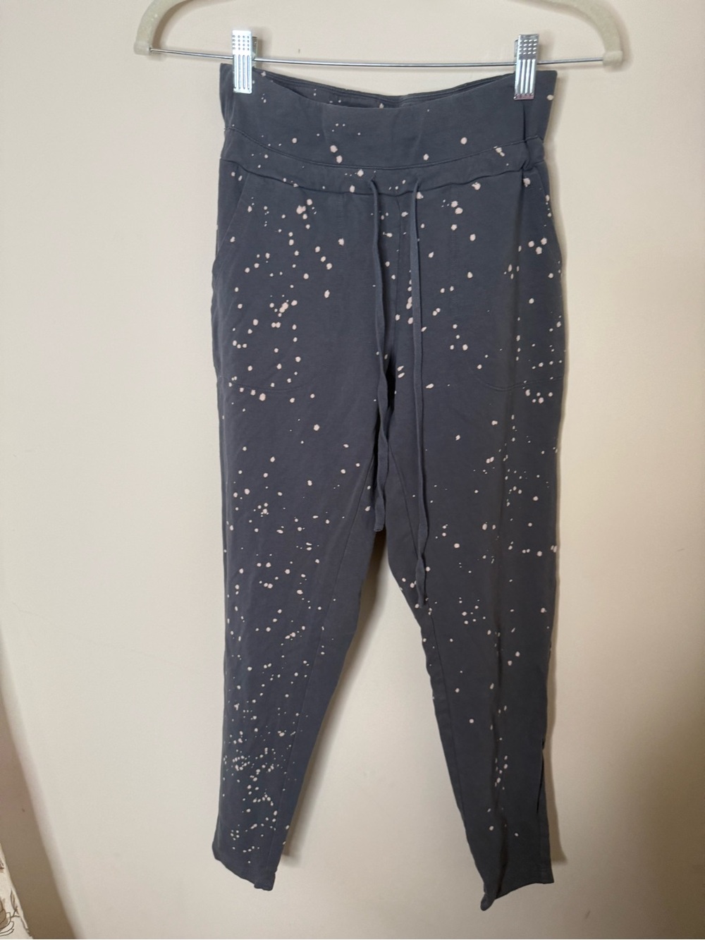 Bobi | Gray Splatter Jogger Pants